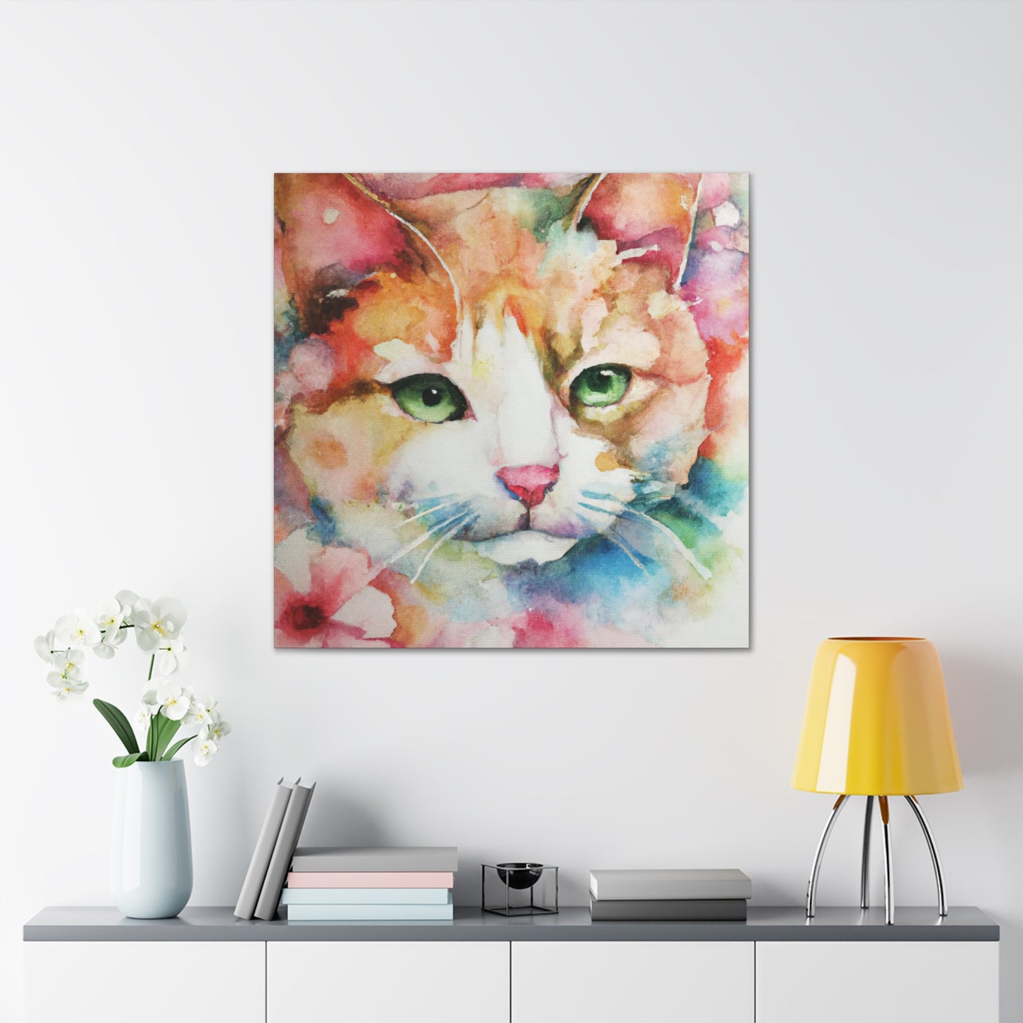 Cat Florabundance. - Canvas