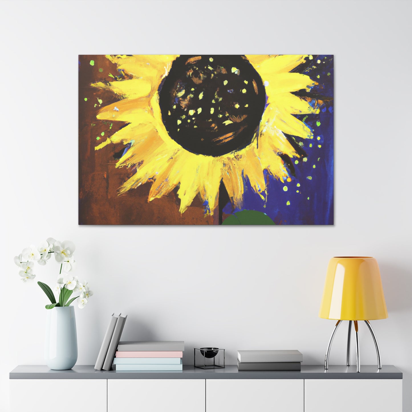 Sunflower Gloaming Dream. - Canvas