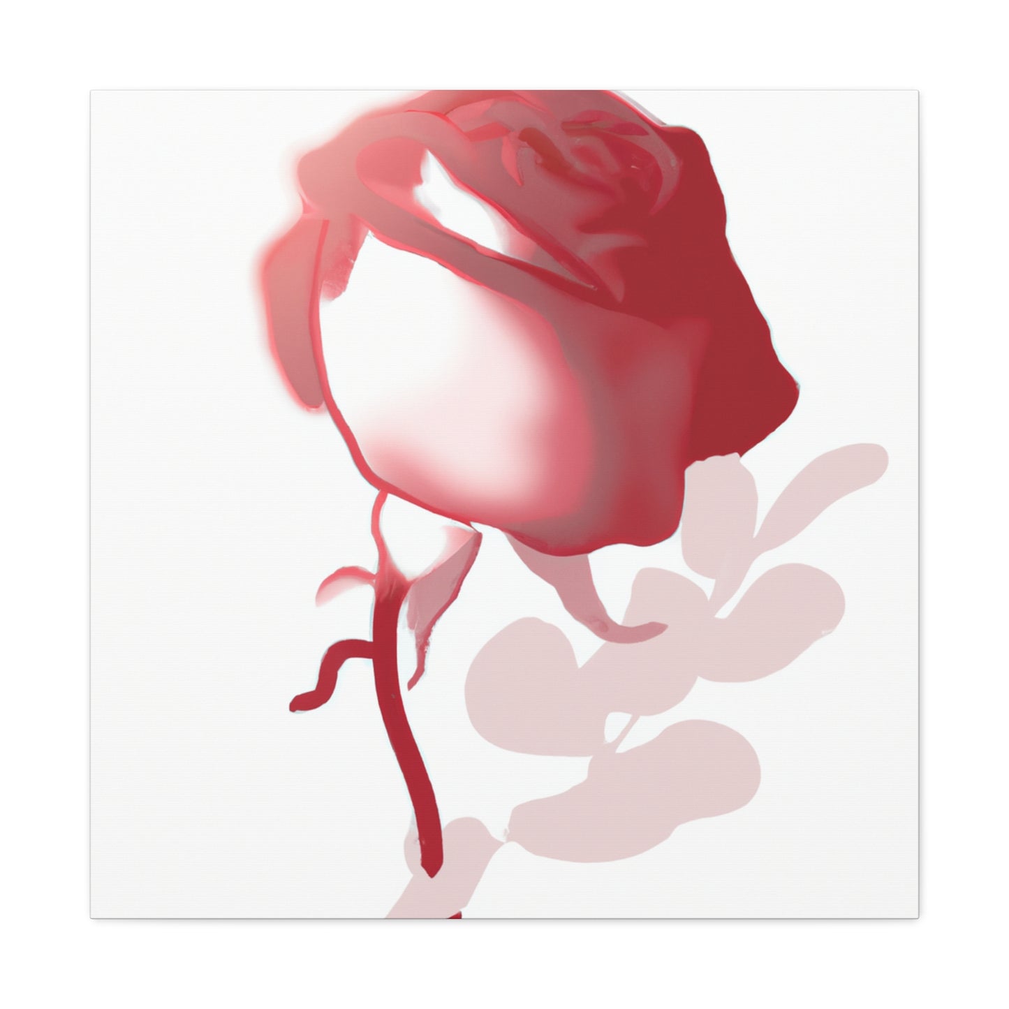 Abstract Floral Blush - Canvas