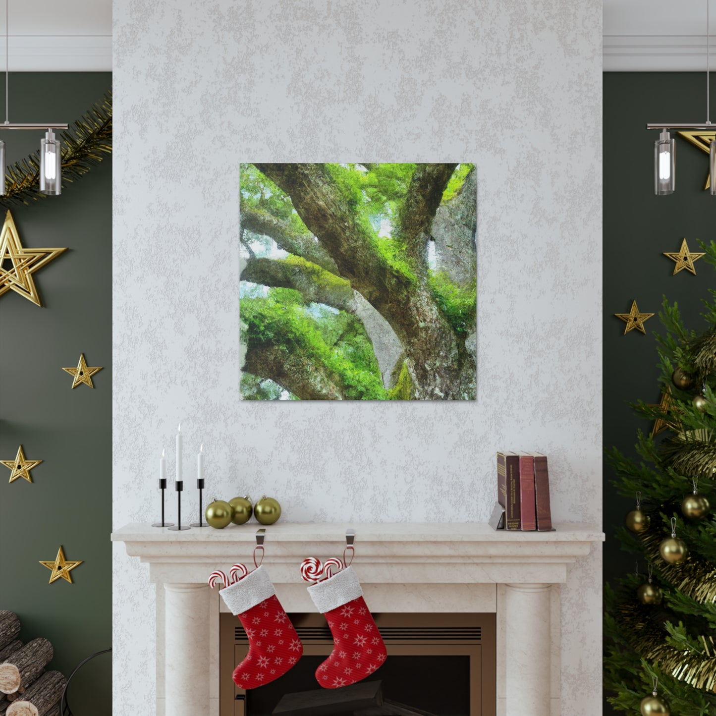 Vibrant Forest Dream. - Canvas