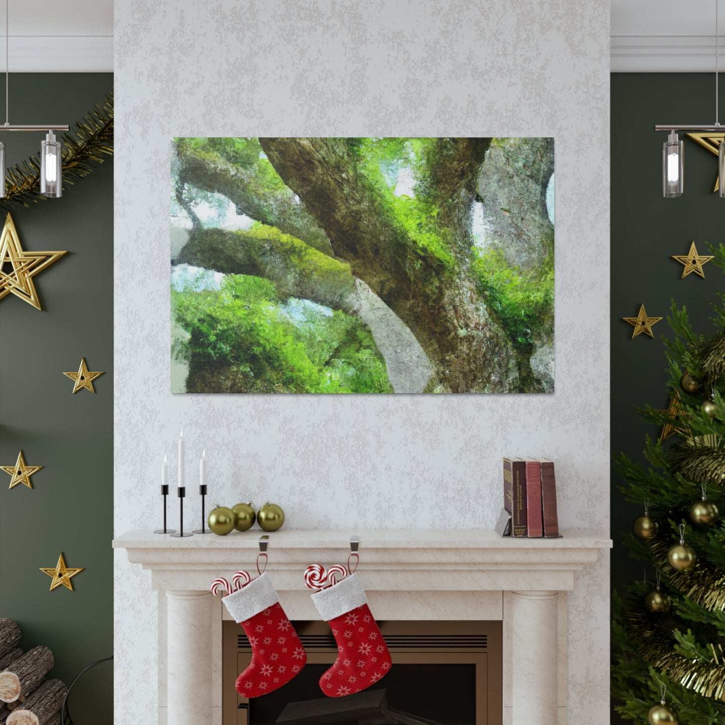 Vibrant Forest Dream. - Canvas