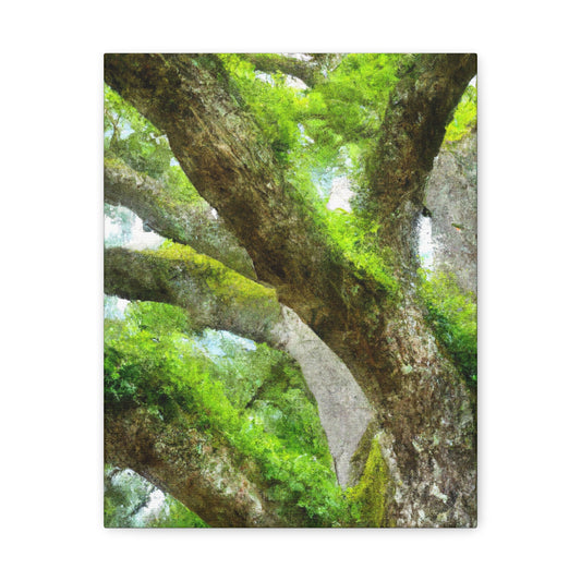 Vibrant Forest Dream. - Canvas