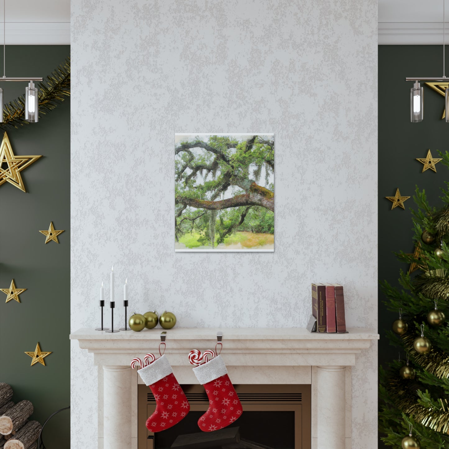 Faded Grandeur Oak. - Canvas