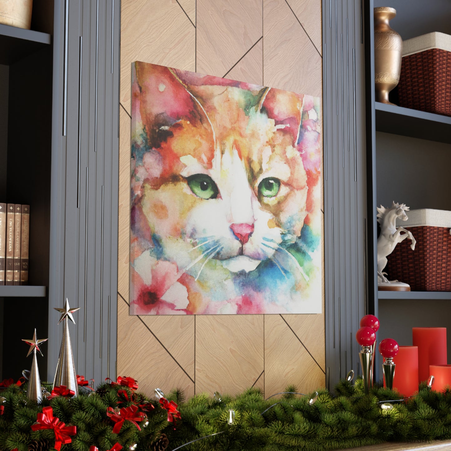 Cat Florabundance. - Canvas