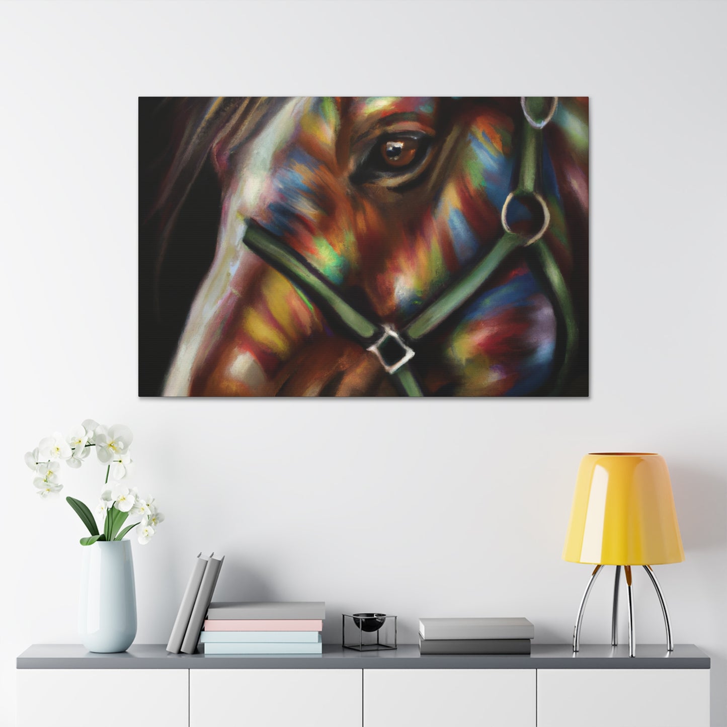 "Vivid Steed". - Canvas