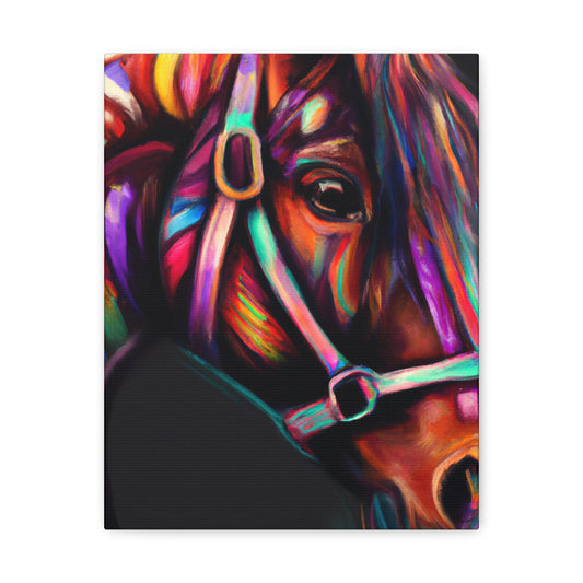 Rainbow Nuzzle - Canvas