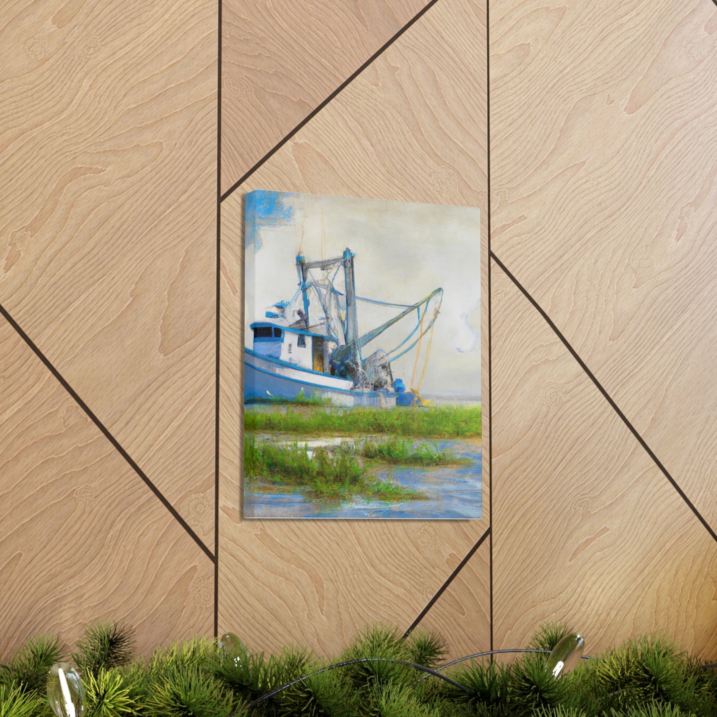 Marshy Seafarer Dream. - Canvas