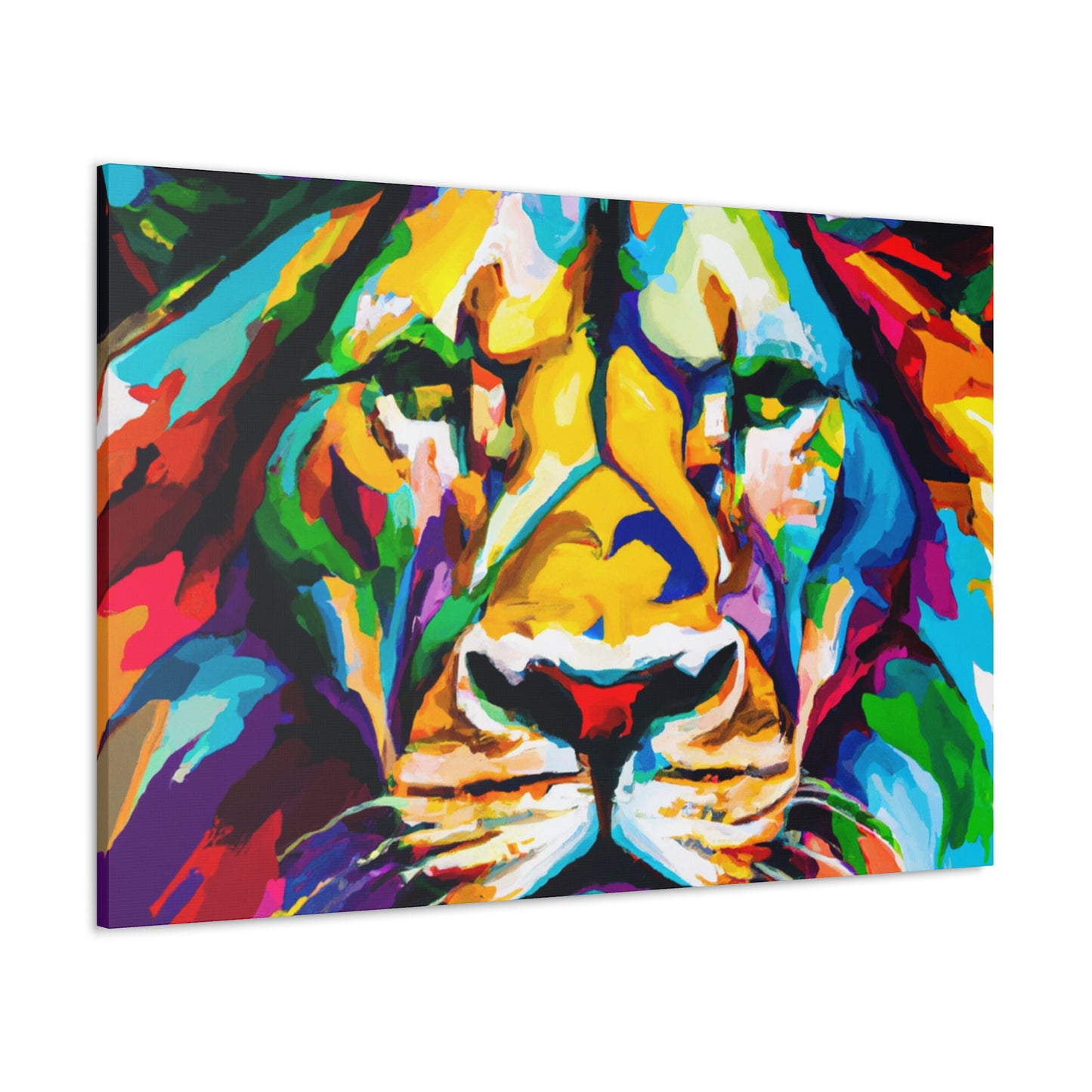 Lion Prism. - Canvas