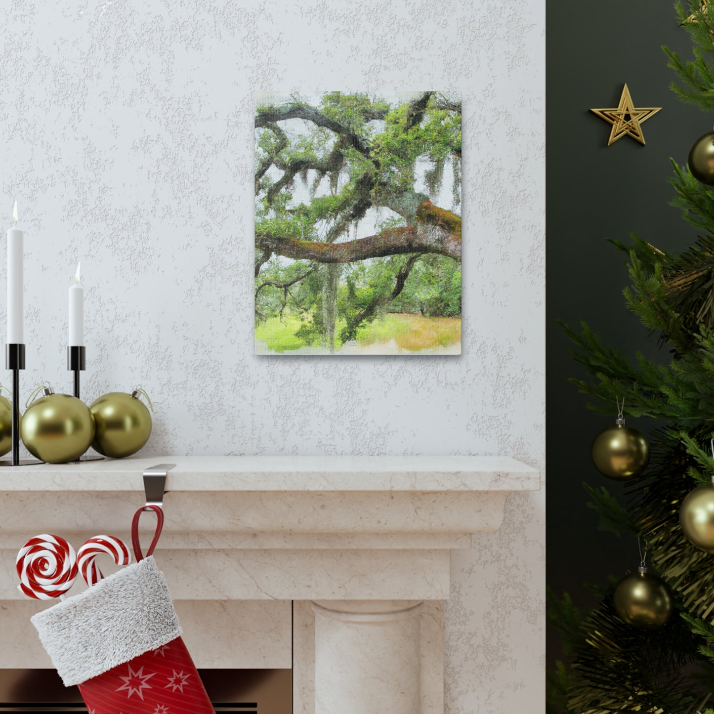 Faded Grandeur Oak. - Canvas