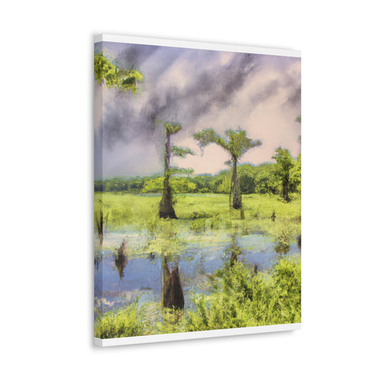 Dreamy Cypress Eden - Canvas