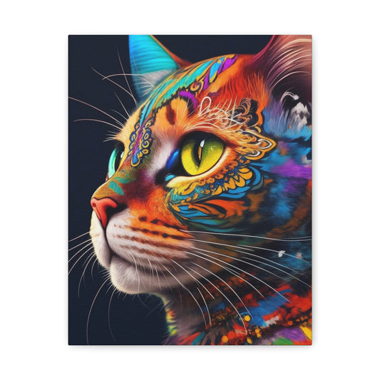 Whimsical Kitty - Canvas