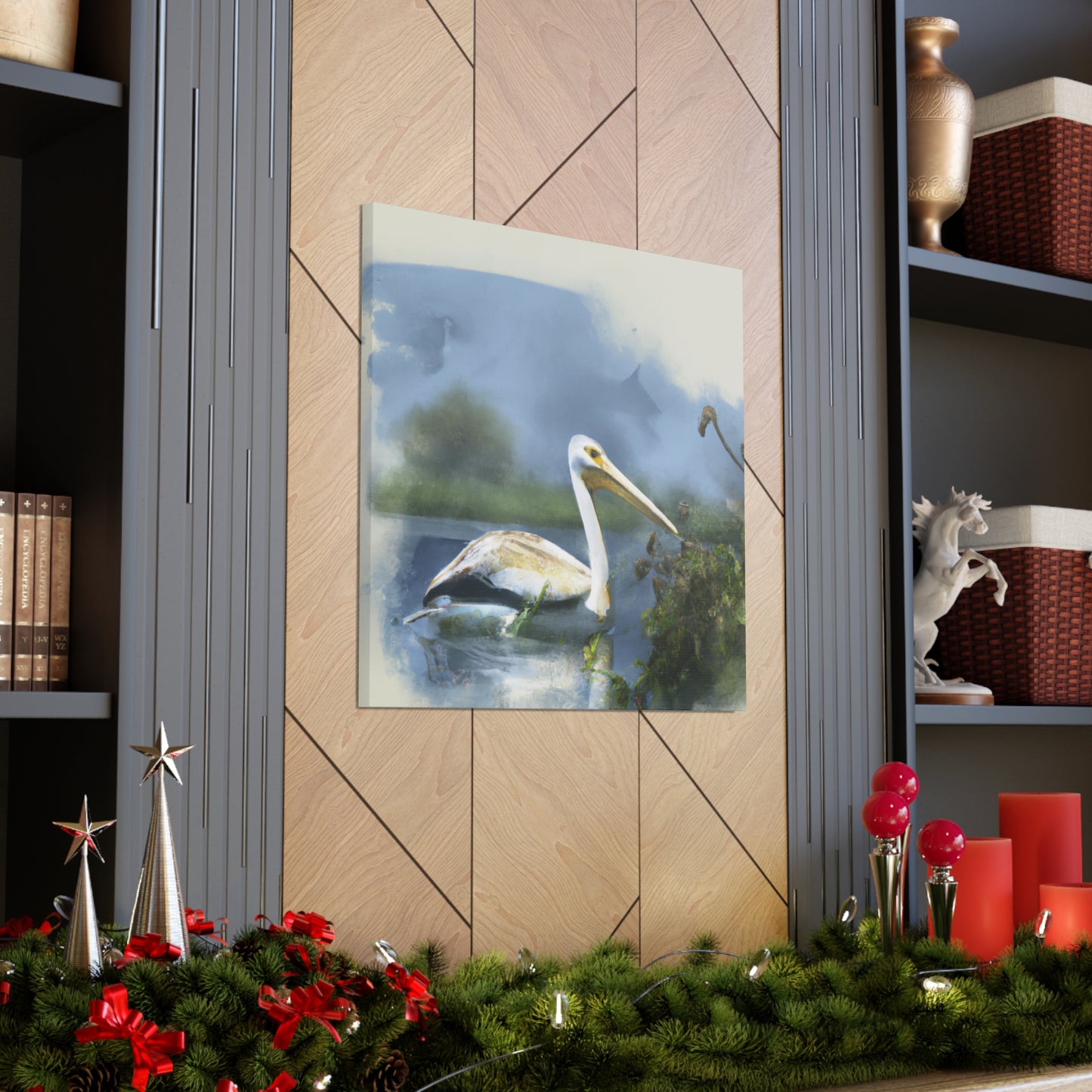 Majestic Water Pelican - Canvas