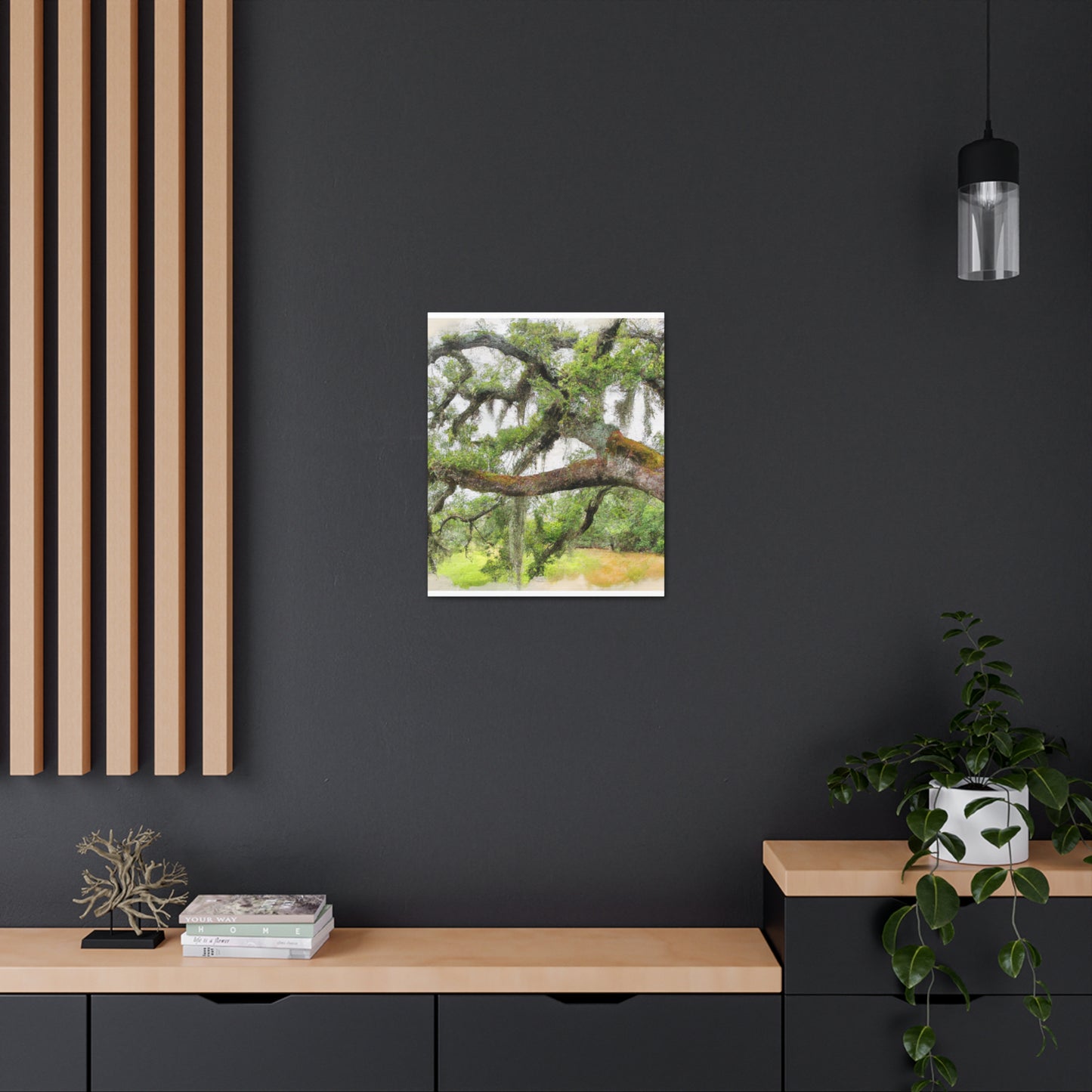 Faded Grandeur Oak. - Canvas