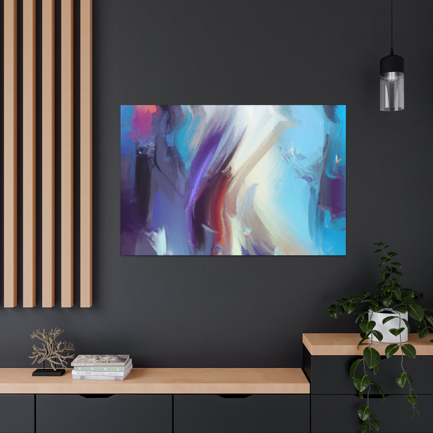 Colorful Splatter Unleashed. - Canvas