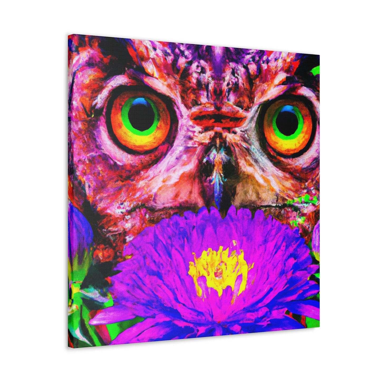 Owl's Oasis - Canvas