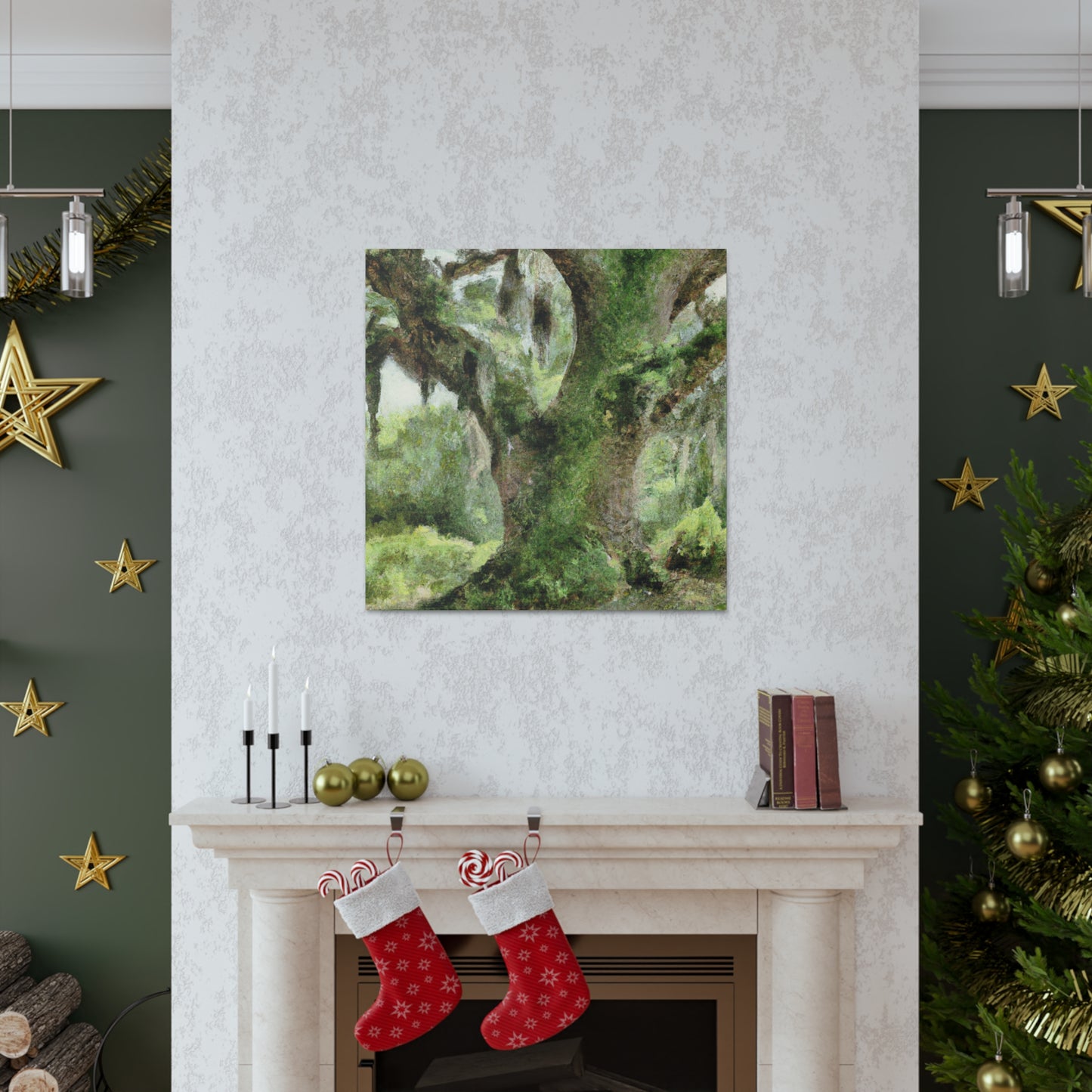 Mystic Moss Tree. - Canvas