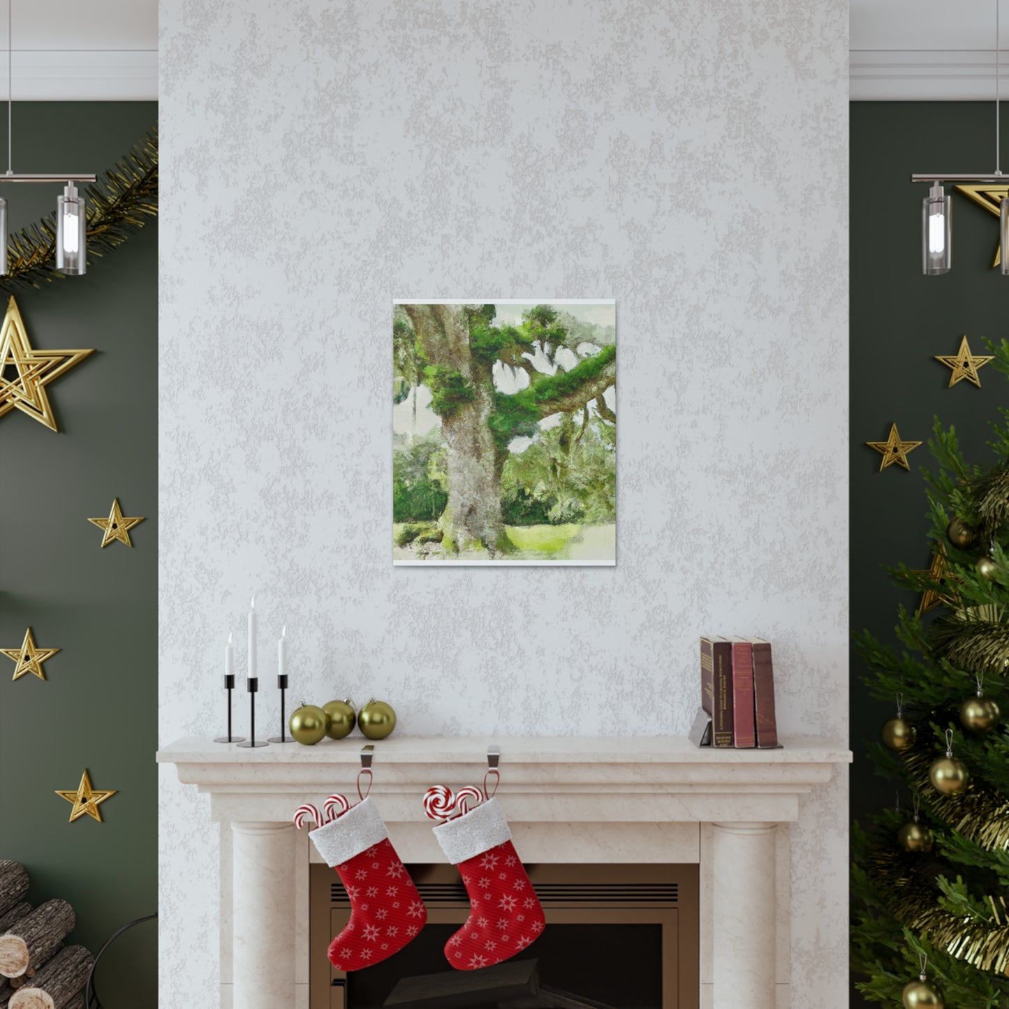 Rural Splendor Moss - Canvas