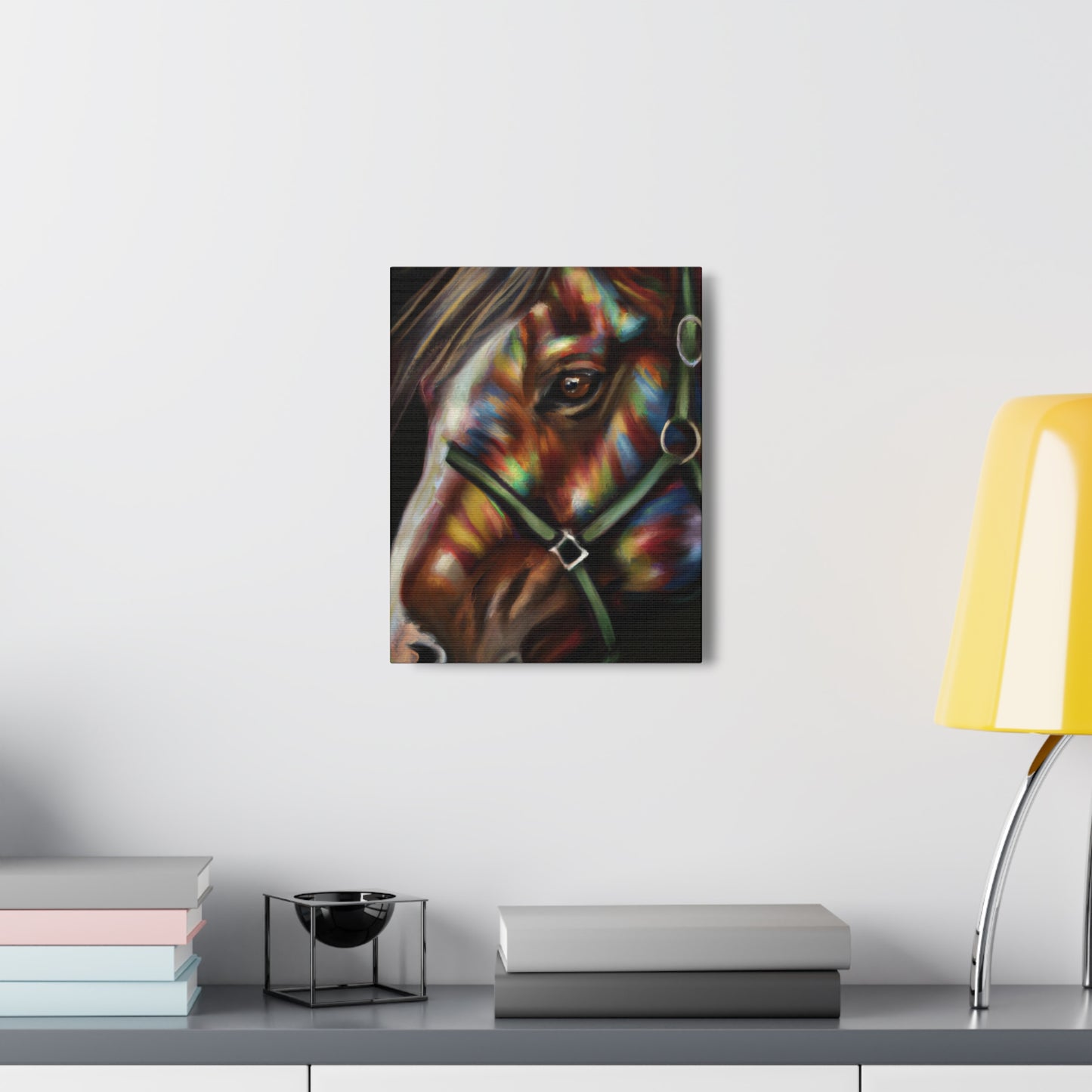 "Vivid Steed". - Canvas