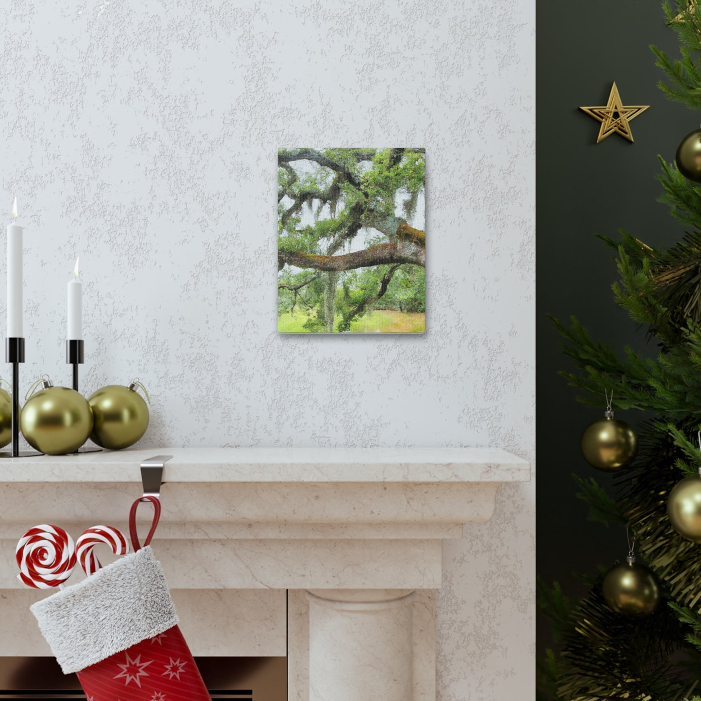 Faded Grandeur Oak. - Canvas