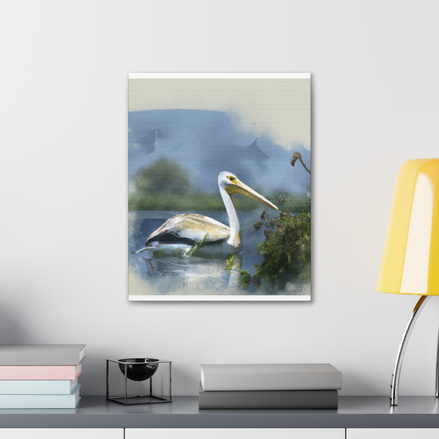 Majestic Water Pelican - Canvas