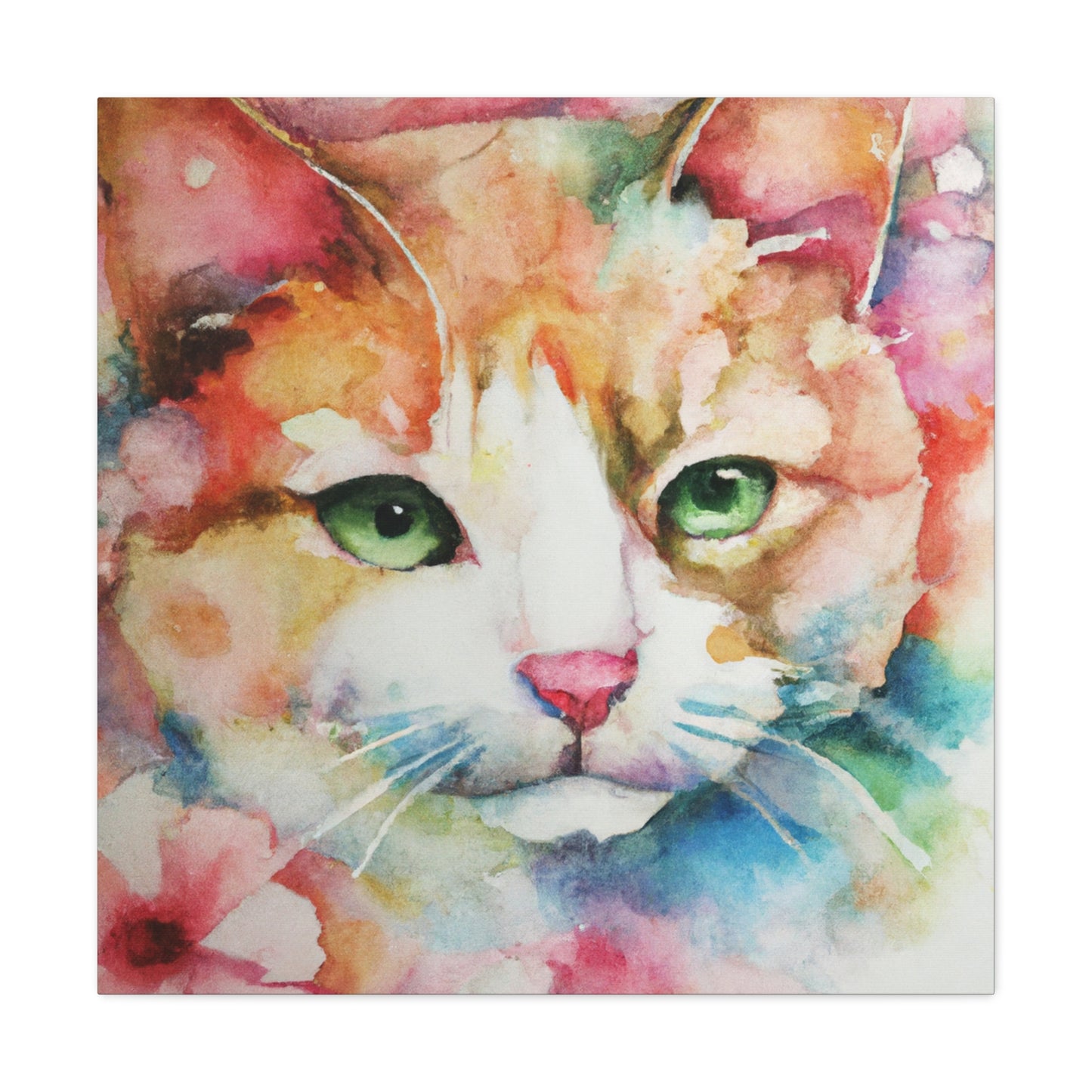 Cat Florabundance. - Canvas