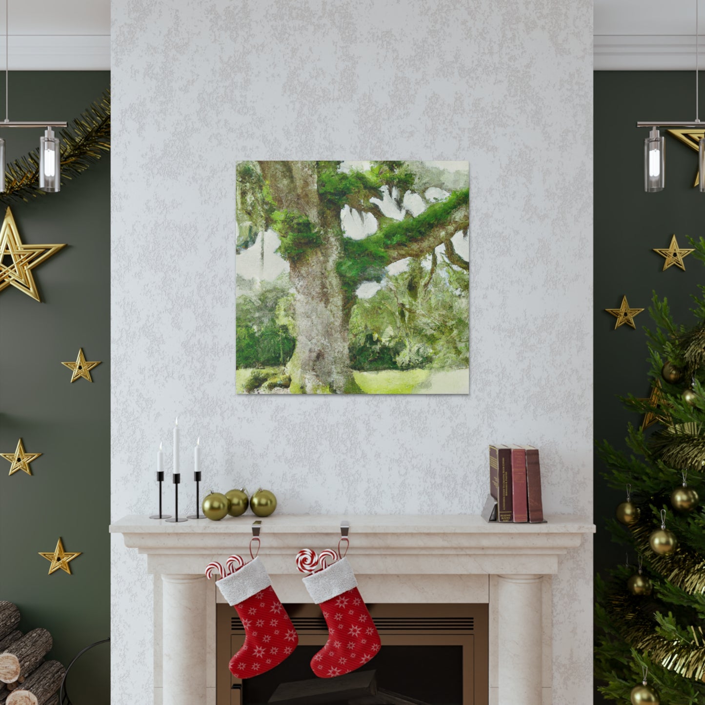 Rural Splendor Moss - Canvas