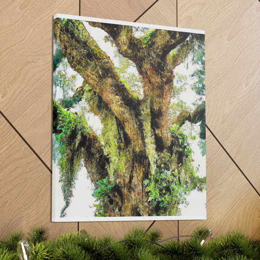 Vivid Woodland Scene - Canvas