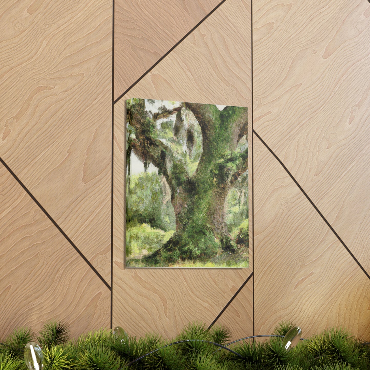 Mystic Moss Tree. - Canvas