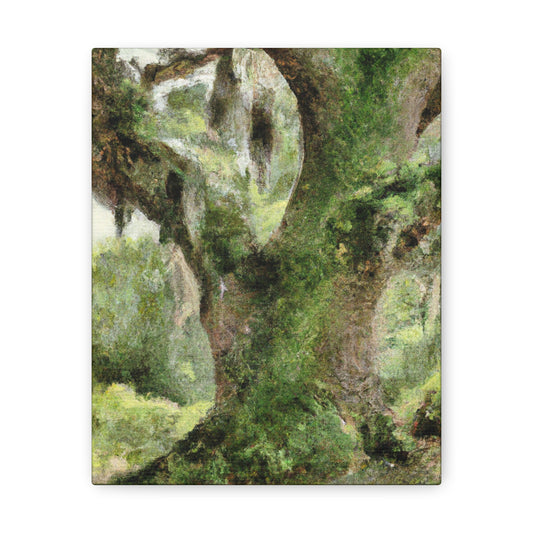 Mystic Moss Tree. - Canvas