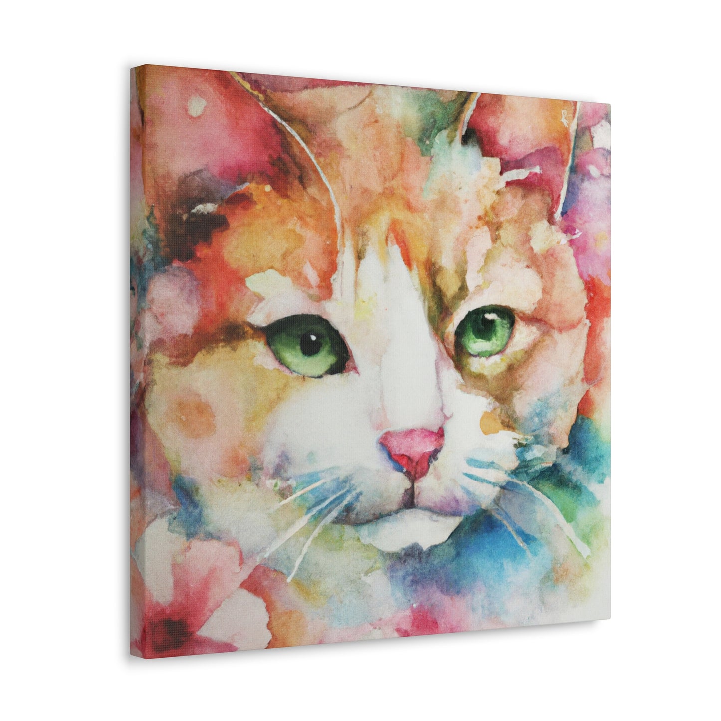 Cat Florabundance. - Canvas
