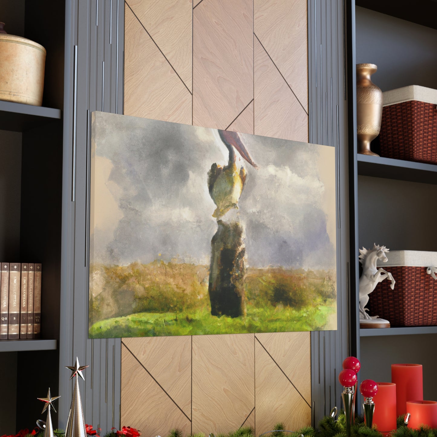 Marshy Pelican Vista - Canvas
