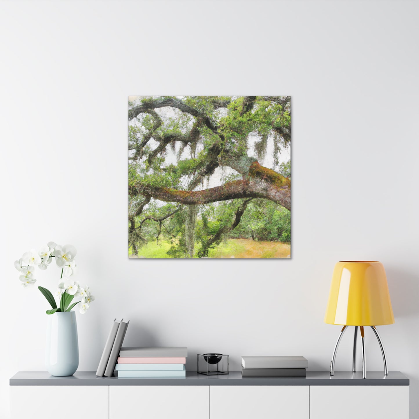 Faded Grandeur Oak. - Canvas