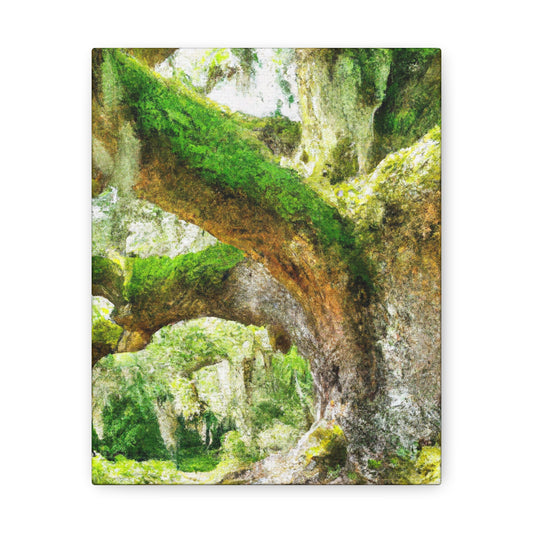 Vibrant Oak Harmony - Canvas