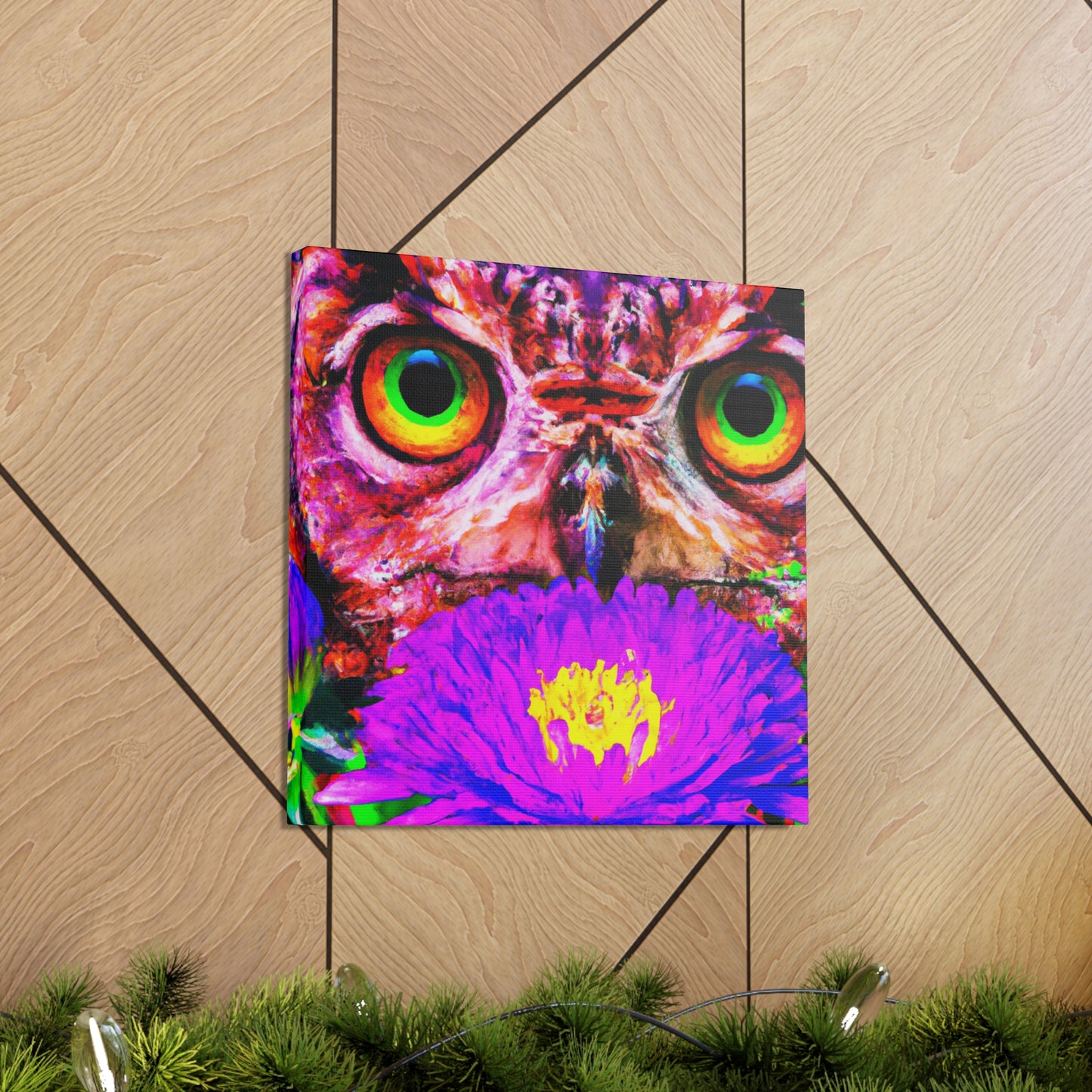 Owl's Oasis - Canvas