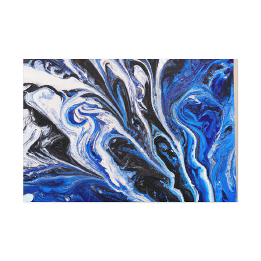 Mystic Azure. - Canvas