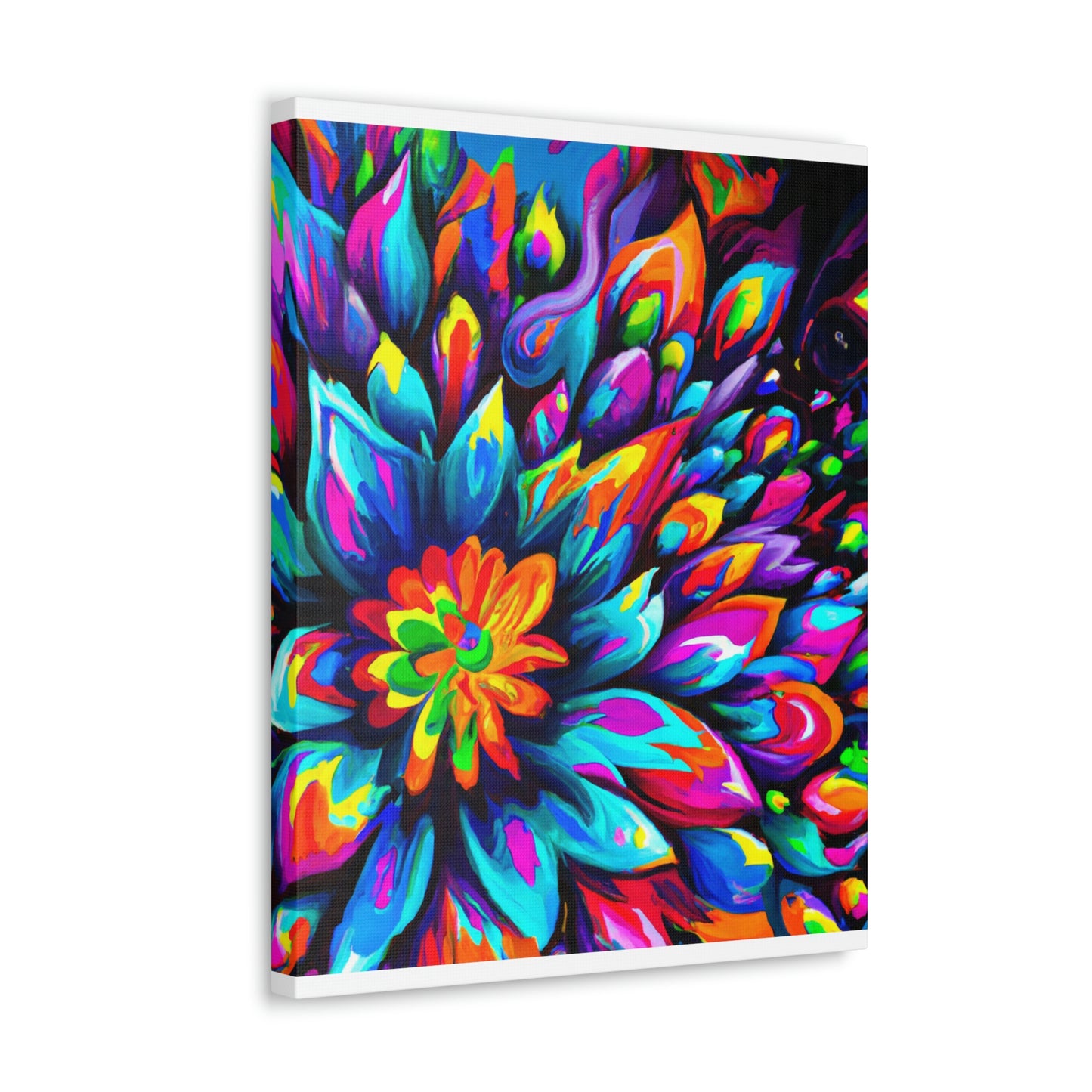 "Psychedelic Bloom" - Canvas