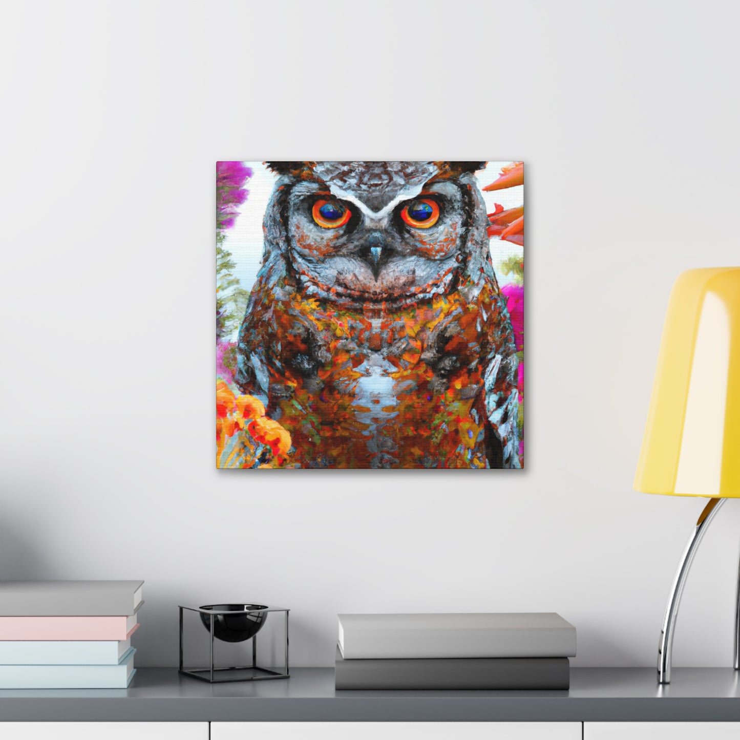 Owl's Splendor. - Canvas