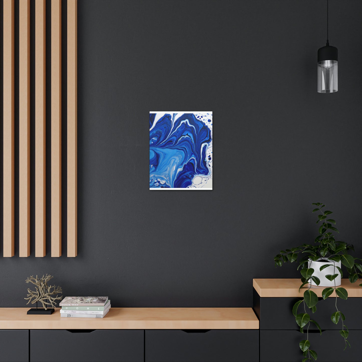 "Aqua Stream" - Canvas