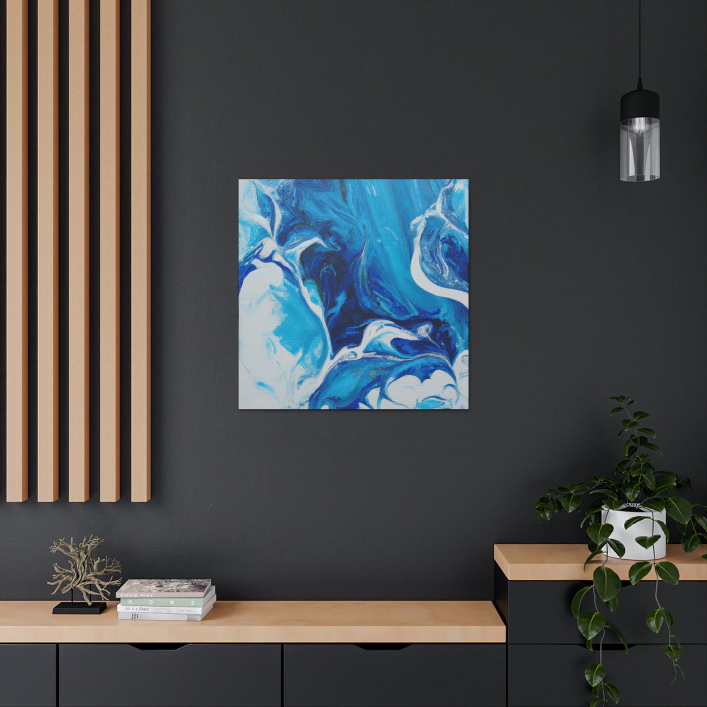 Epic Blue. - Canvas