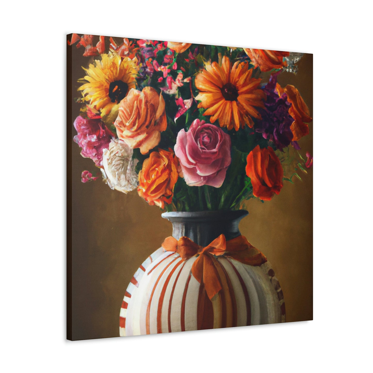 Fluid Floral Beauty - Canvas