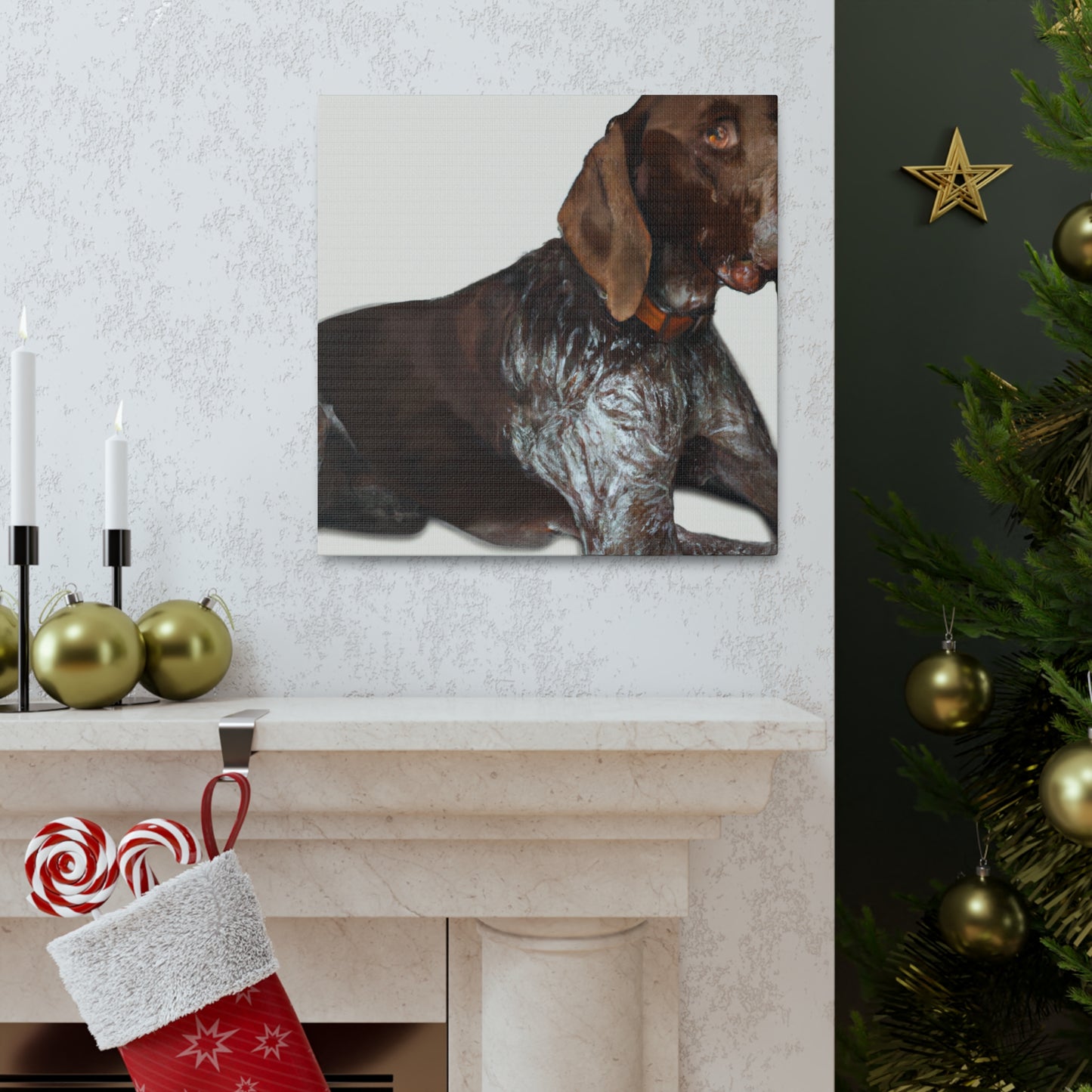 Dog Pointer Splendour - Canvas