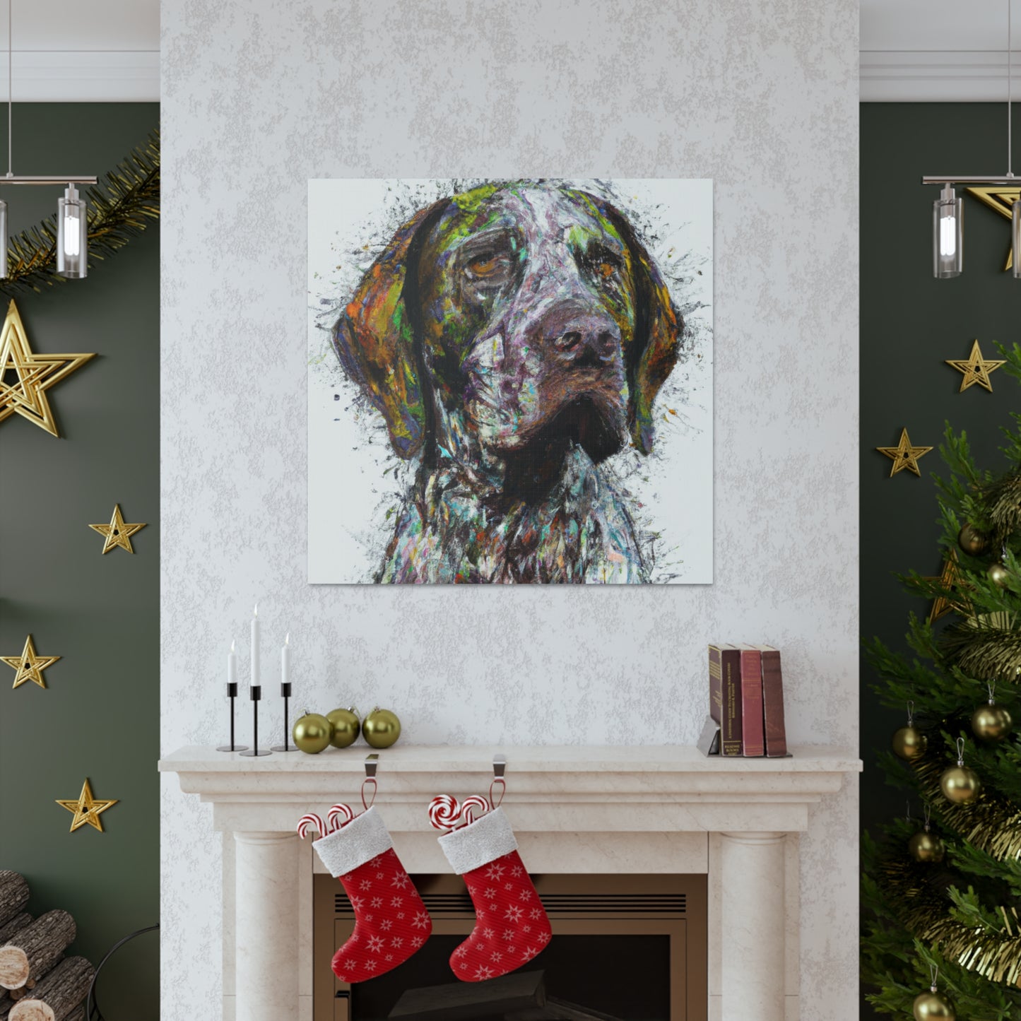 "Painted Pointer" - Canvas
