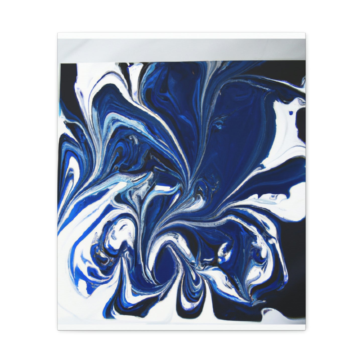 Blue Embrace. - Canvas