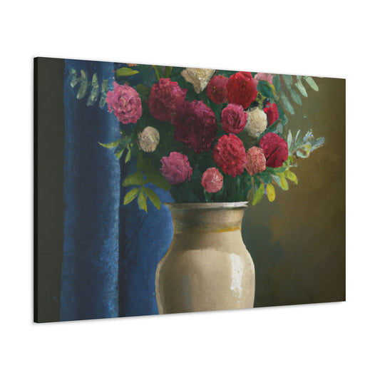 Floral Fantasia. - Canvas