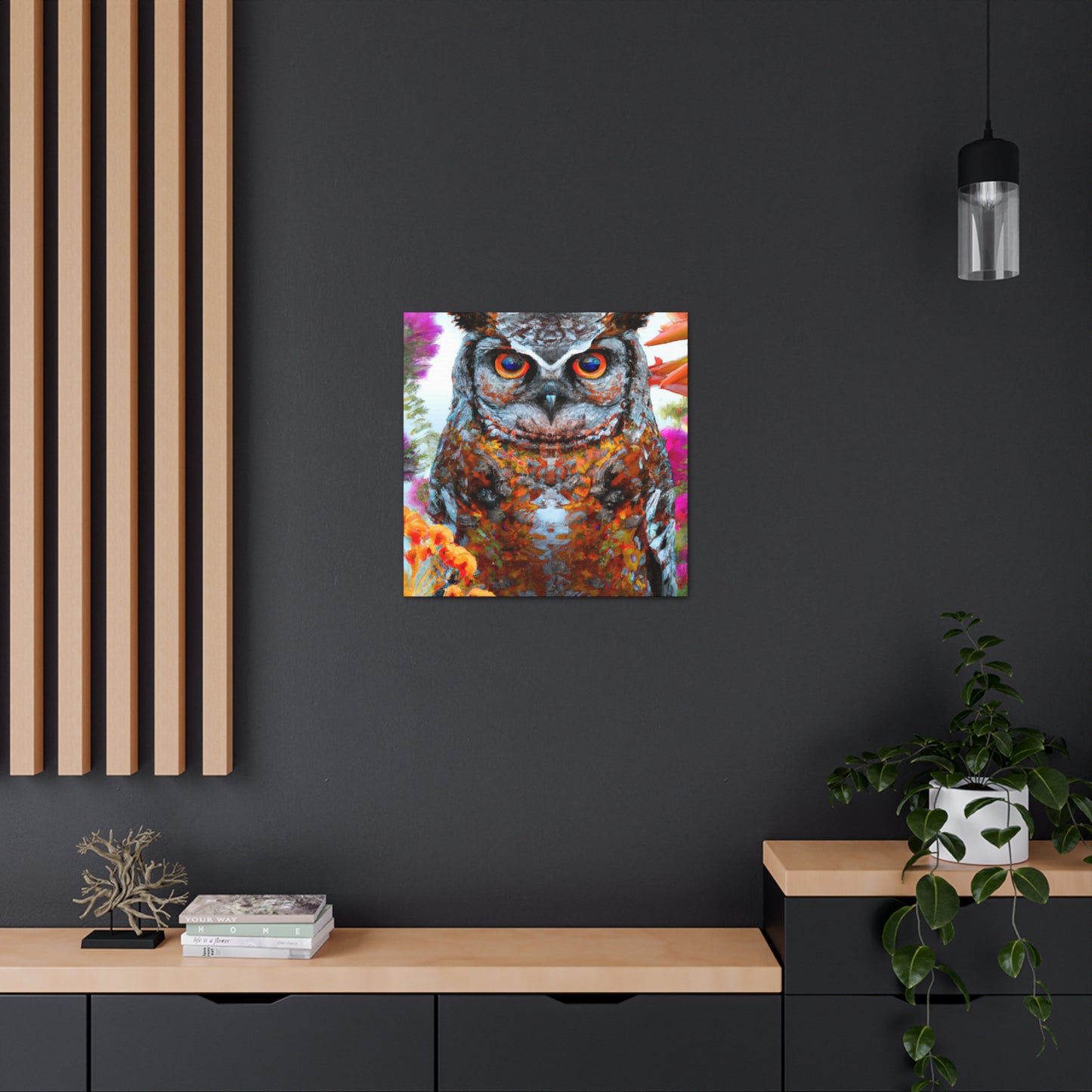 Owl's Splendor. - Canvas