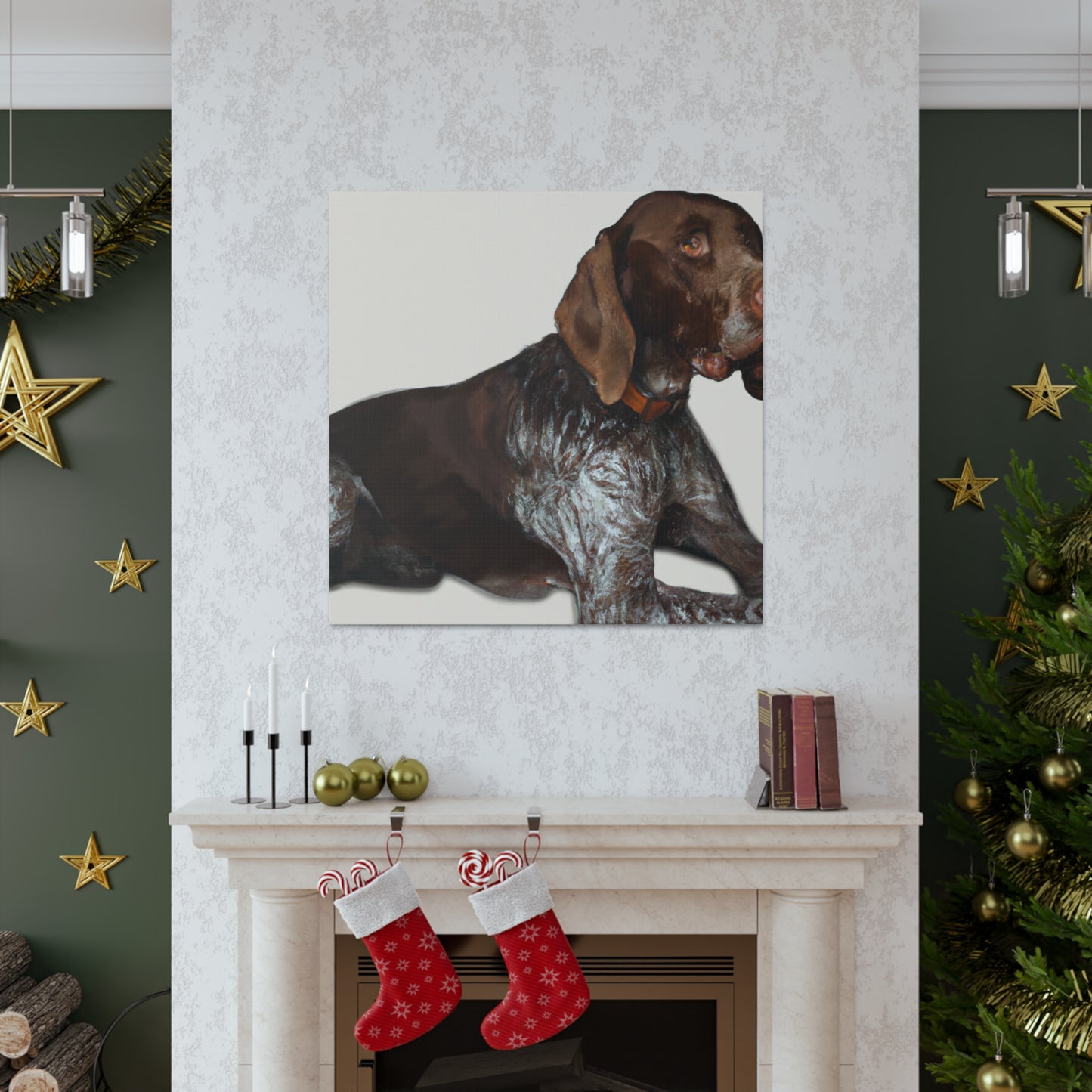 Dog Pointer Splendour - Canvas