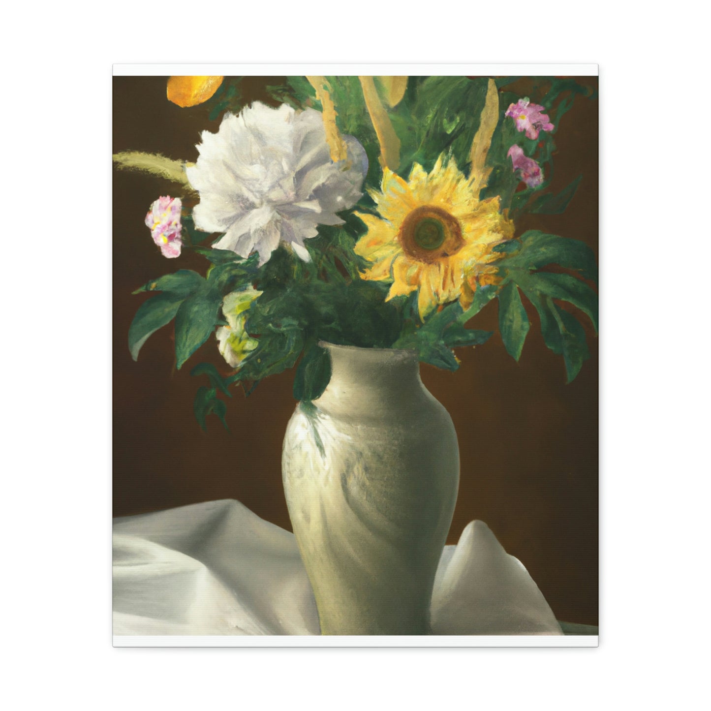 Floral Essence Glow. - Canvas