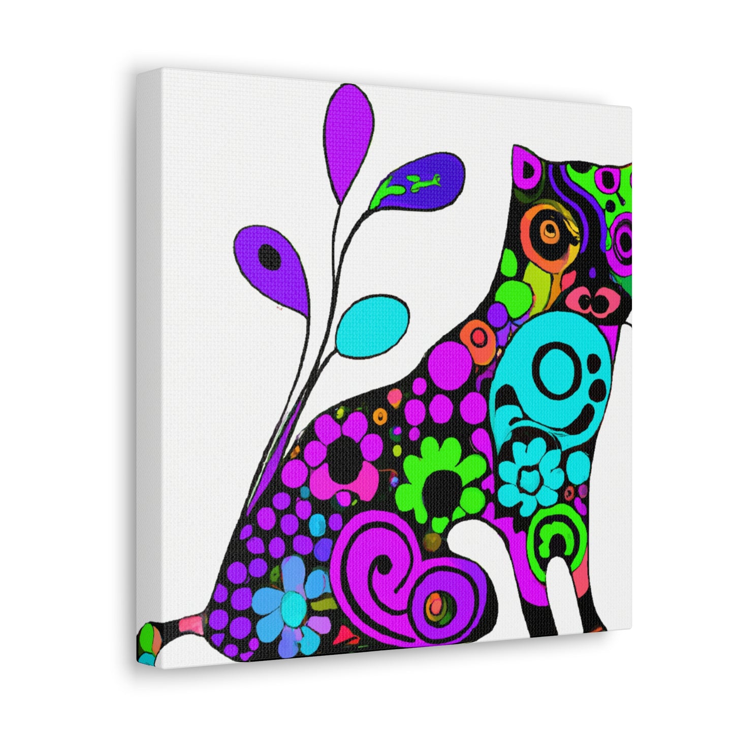Flora Feline - Canvas