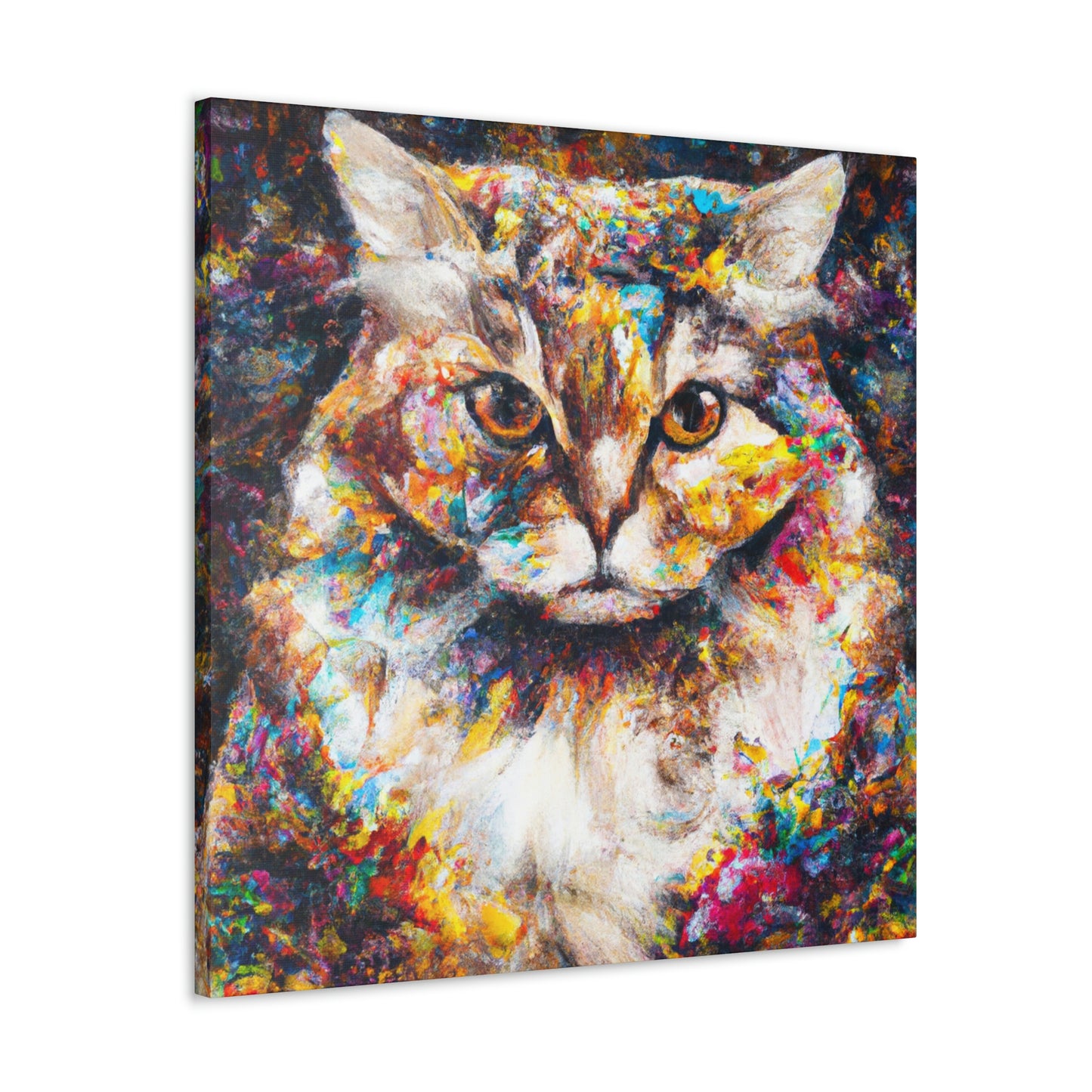 Flower Cat - Canvas