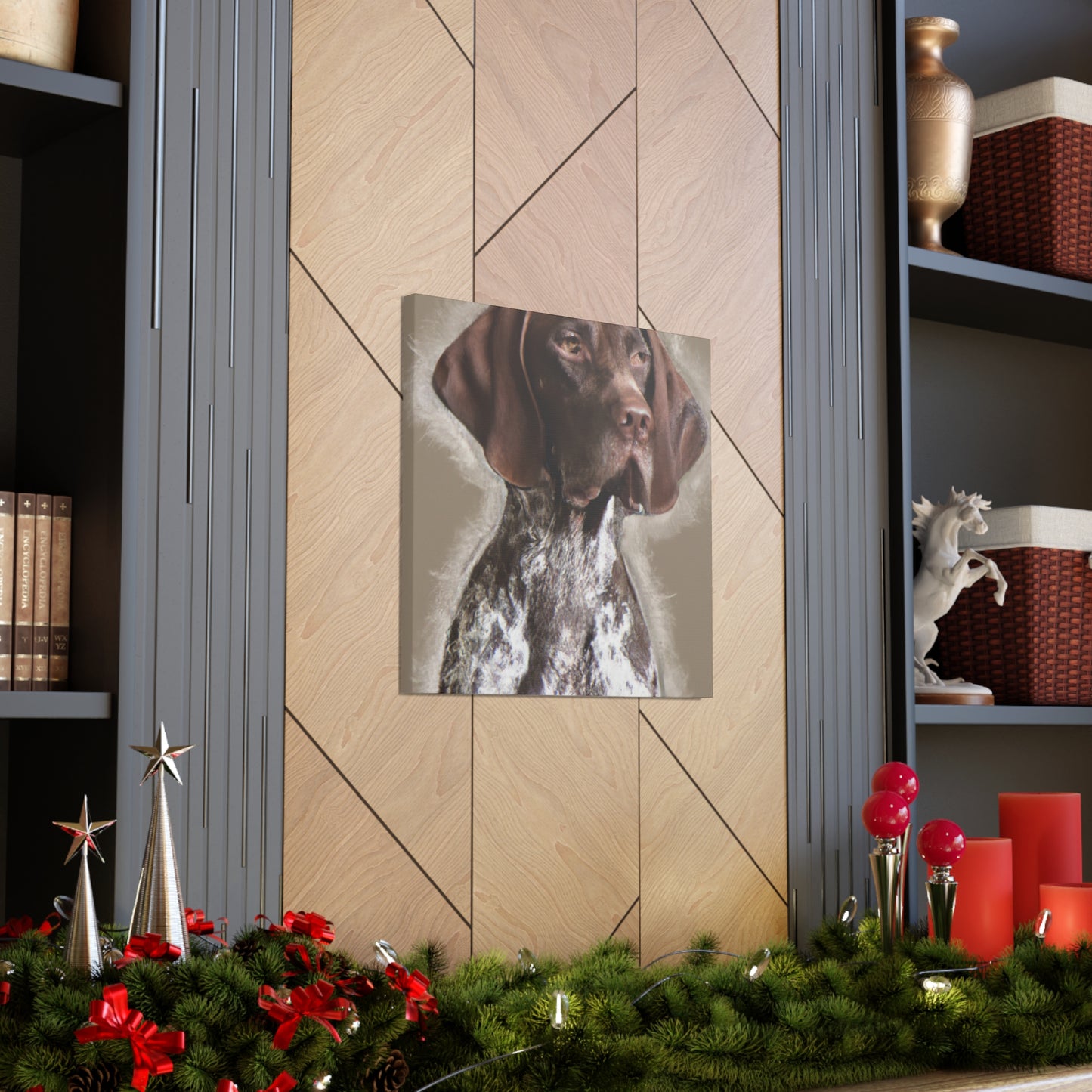 Pointer Posh. - Canvas